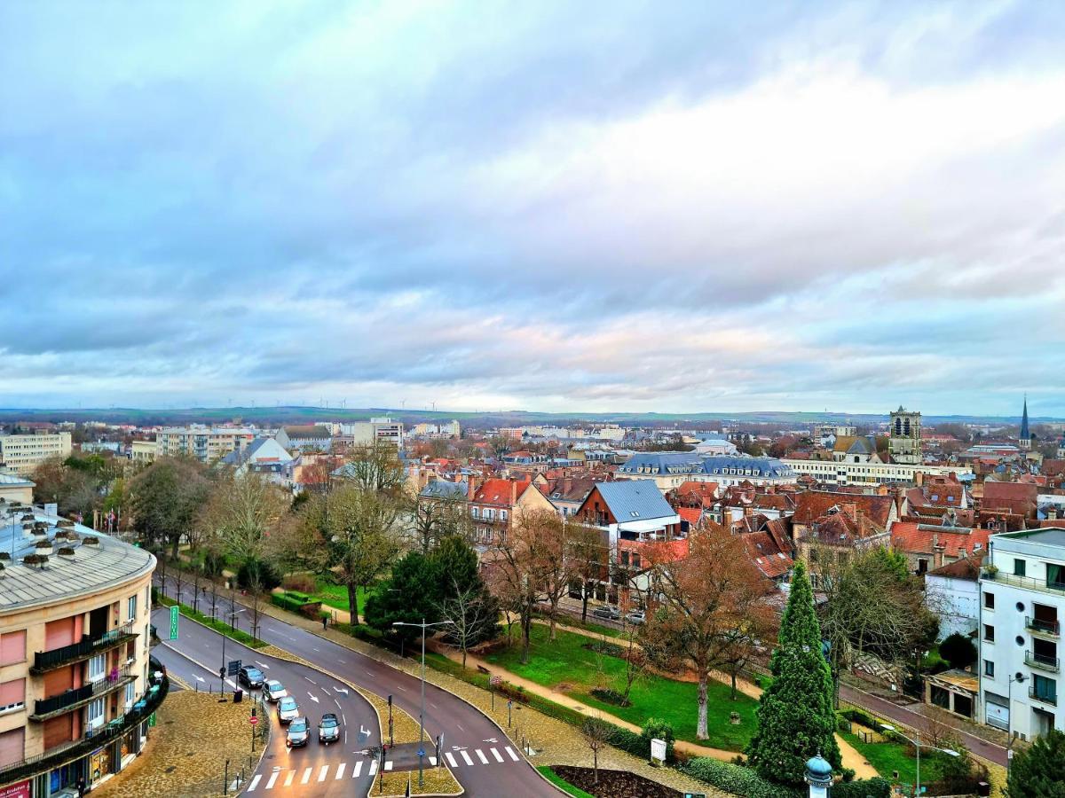 Apartament Le Perchoir, High-End & Panoramic View Troyes Zewnętrze zdjęcie