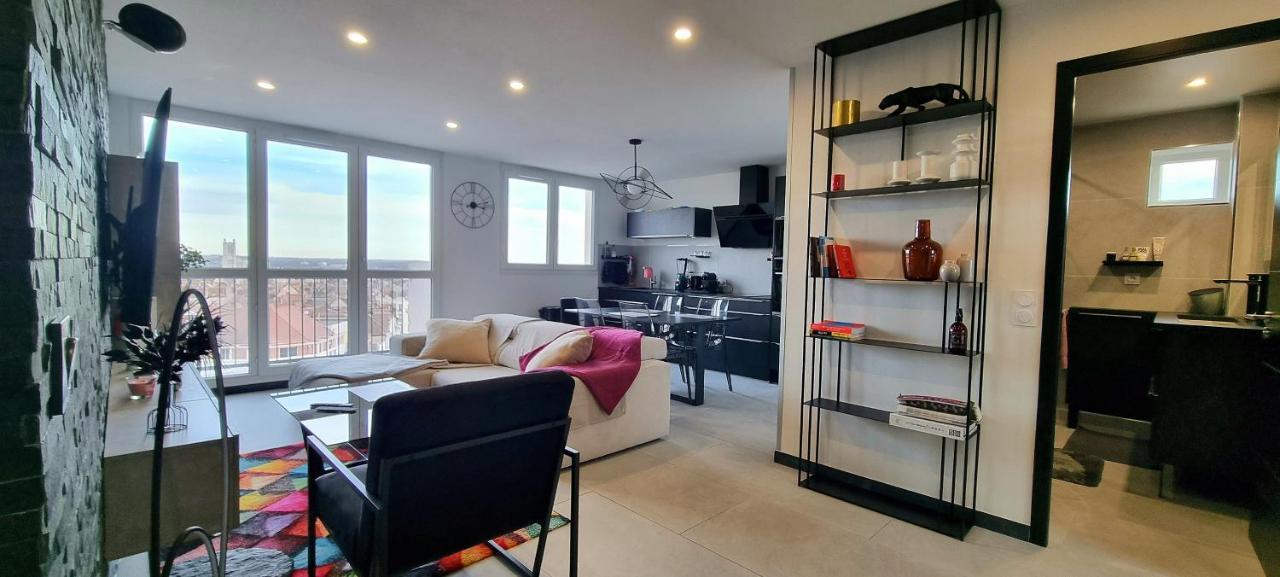 Apartament Le Perchoir, High-End & Panoramic View Troyes Zewnętrze zdjęcie
