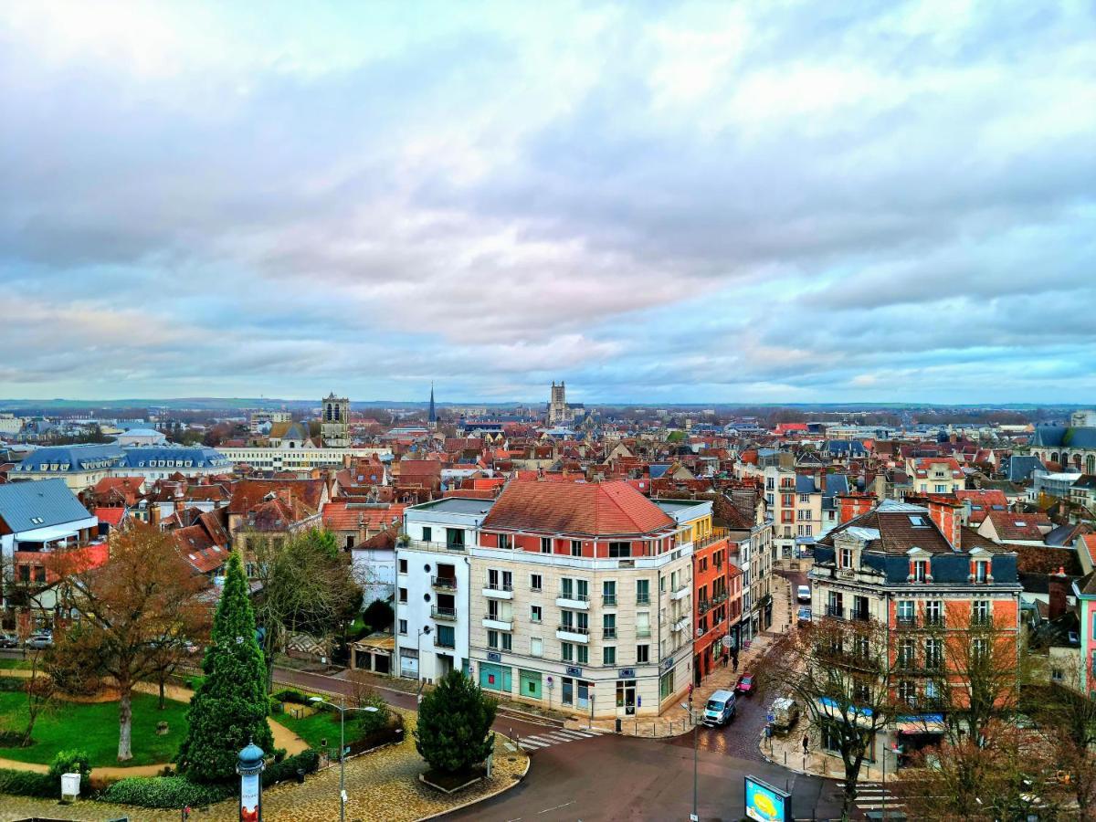 Apartament Le Perchoir, High-End & Panoramic View Troyes Zewnętrze zdjęcie
